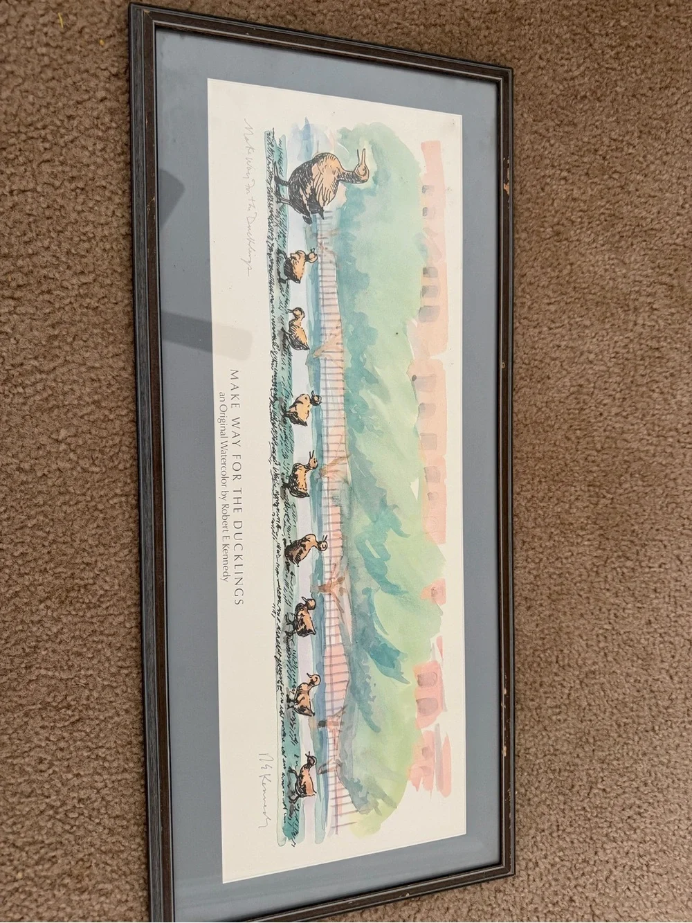 Make way for the Ducklings Wall Art - robert e. kennedy